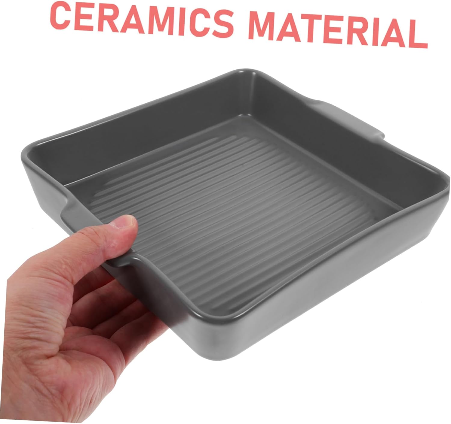 VOSAREA 1pc Baking Plate Clay Pot for Cooking Kitchenware Toaster Oven Pan Porcelain Baking Pan Oven Tray Baking Pans for Oven Porcelain Pans Party Cake Pan Cereal Baking Dish Hutch Blue 10 61oTwRG0TjL. AC SL1500