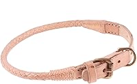Vista 7 de Alvalley Collar de perro trenzado con hebilla Collar de entrenamiento para perros fuerte y elegante Viene con seis hebras de cuero trenzado a