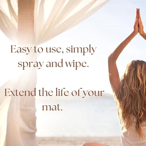 Miniatura 2 de Geode Spray limpiador y desodorante para esterillas de yoga, aceites esenciales de lavanda dulce, fácil de usar, no tóxico, ideal para esterillas de