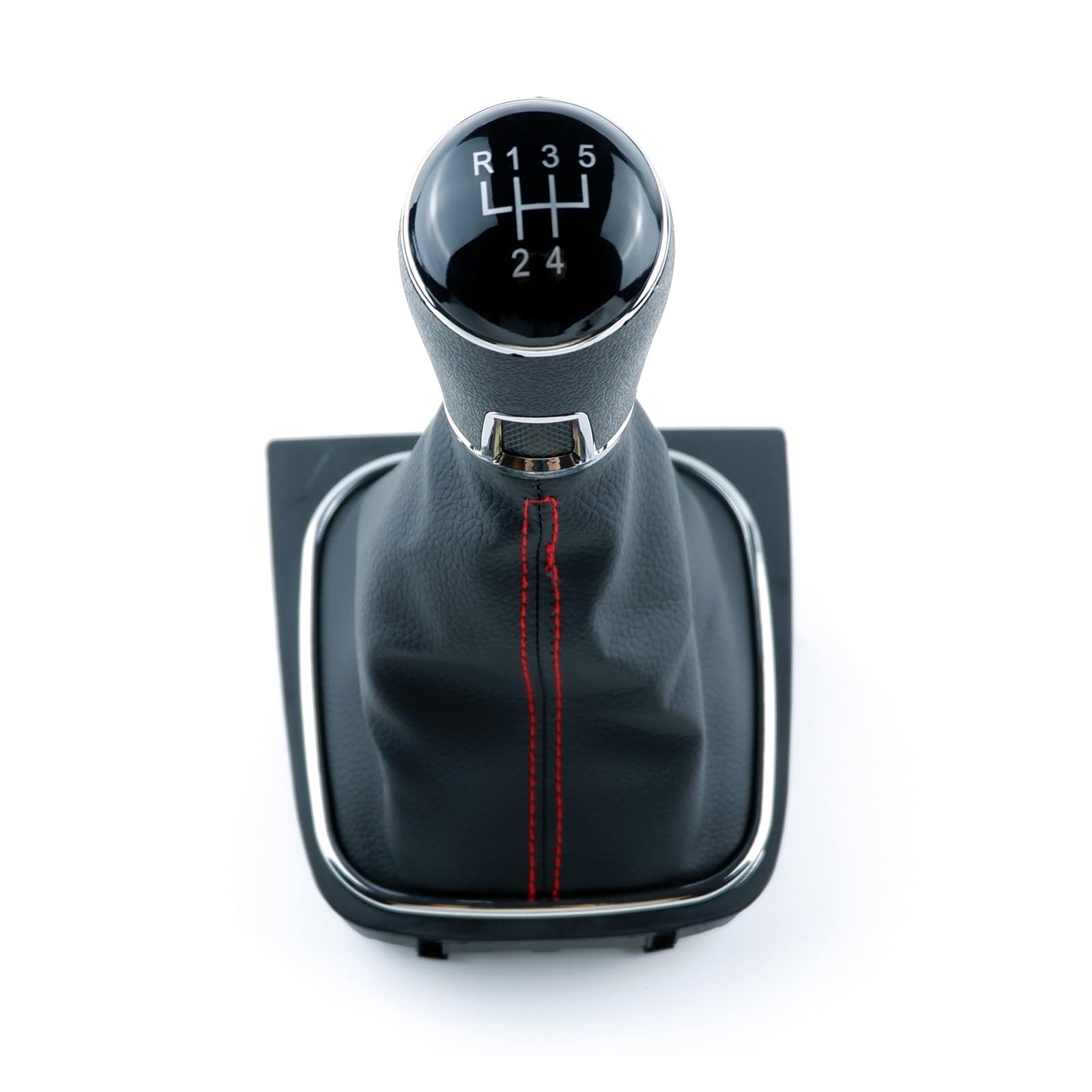 Glblpexelr 5 Speed Gear Knob For Vw For Golf 5 6 For Jetta V Vi For Scirocco Upgrade