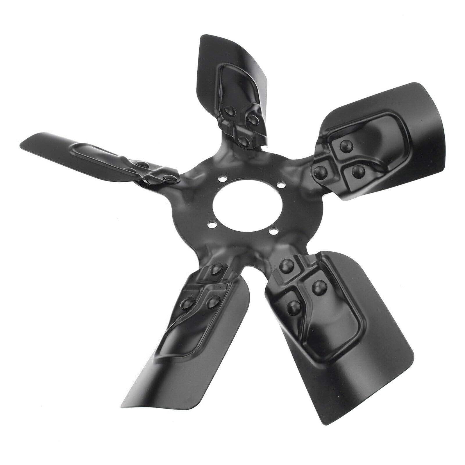 6JUEBING6 1pc Engine Radiator Cooling Fan Blade Black Steel for Jeep for Wrangler 4.0L 1997-2006 621-593 621593