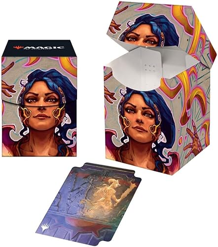 Miniatura 2 de Ultra Pro - MTG The Lost Caverns of Ixalan - Caja de 100 cartas con diseño de Huatli, poeta de la unidad por magia The Gathering, Protect & Store