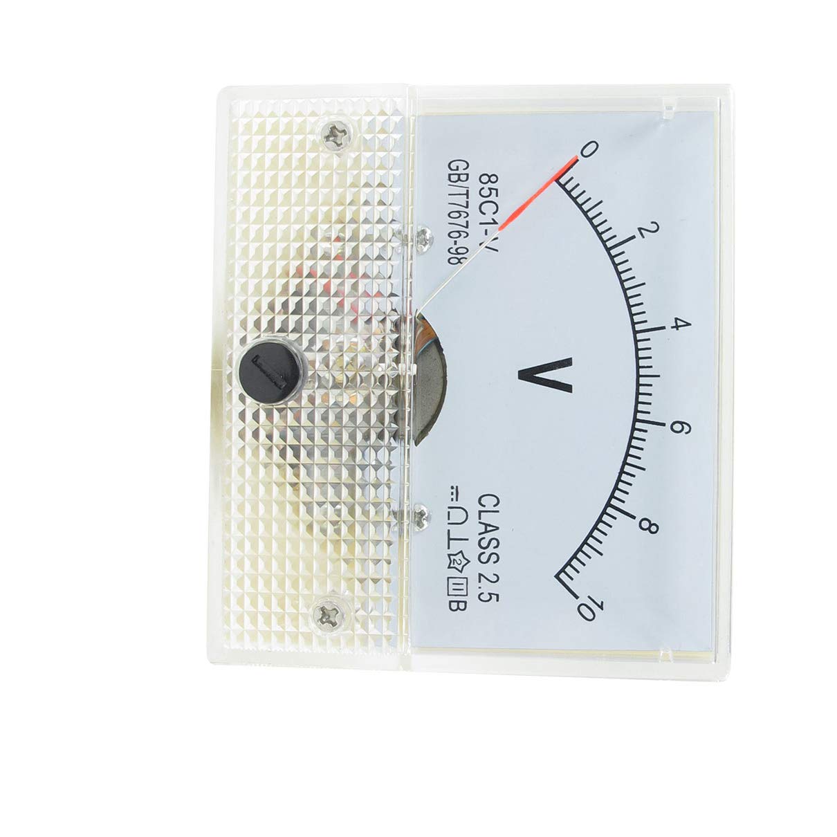 Aexit 64mm x Tools & Testers 56mm Dial Panel Gauge Voltage Voltmeter DC Voltage Testers 0-10V 85C1-V