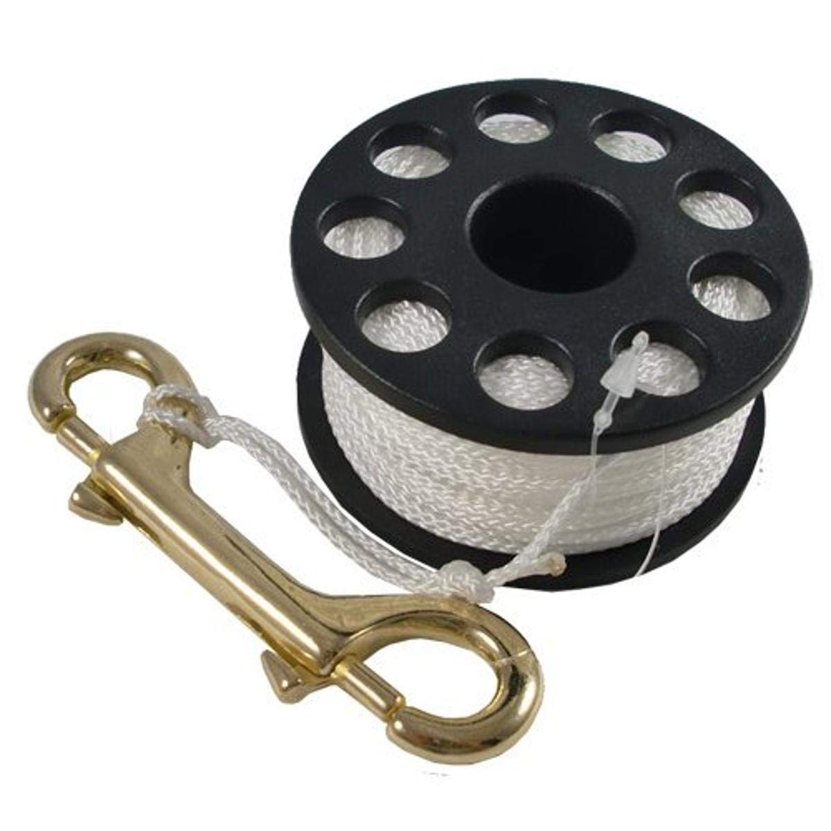 Scuba ChoiceScuba Choice Scuba Diving Compact Finger Spool, 100', White Line