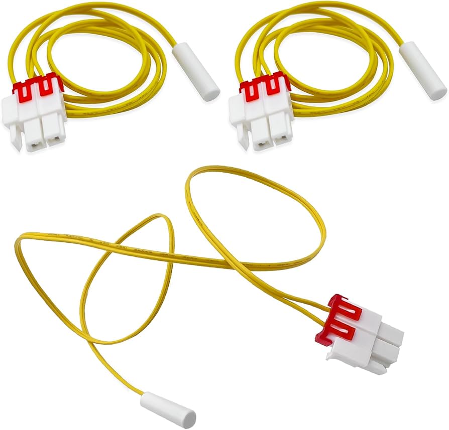 Amazon.co.jp: 3ピース冷蔵庫霜取りセンサー冷蔵庫温度センサー交換