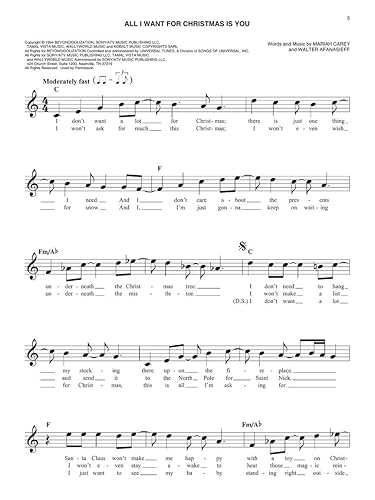 Miniatura 6 de The Easy Christmas Songs Fake Book 100 Songs in the Key of C