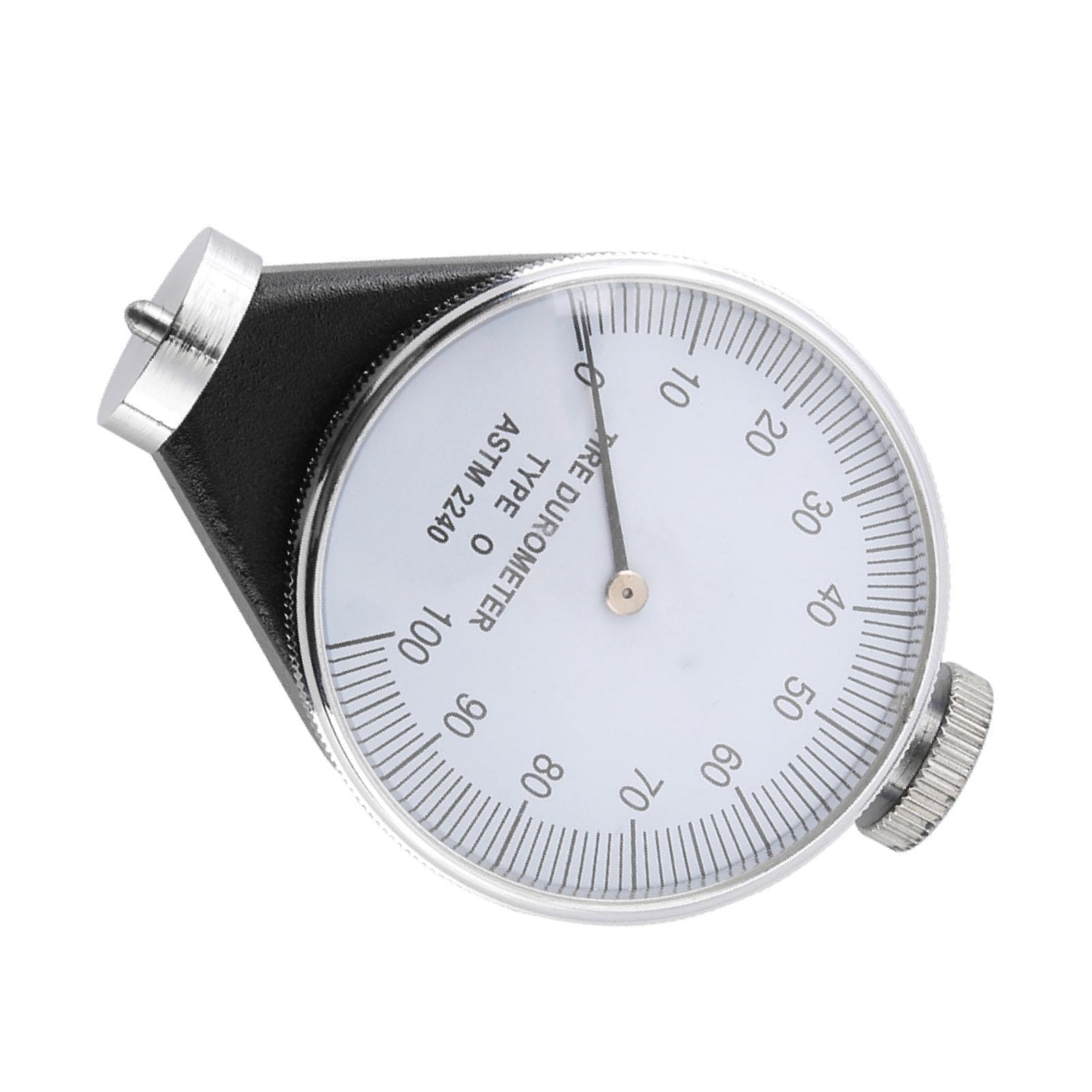 Testeur de dureté au mètre, Shore type A/O/D Pneu en caoutchouc testeur de dureté Duromètre Mètre 0–100 HA (O type)