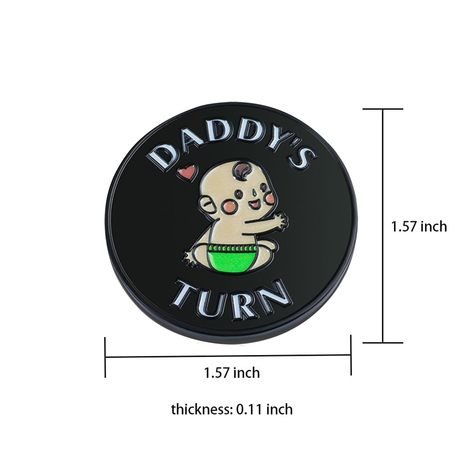 Pièce de monnaie amusante pour la prise de décision, cadeau de naissance pour parent, maman, papa, grossesse, femme, première fois, maman, papa, fête de la Saint-Patrick, cadeaux d'anniversaire double Pièce de monnaie amusante pour la prise de décision, cadeau de naissance pour parent, maman, papa, grossesse, femme, première fois, maman, papa, fête de la Saint-Patrick, cadeaux d'anniversaire double