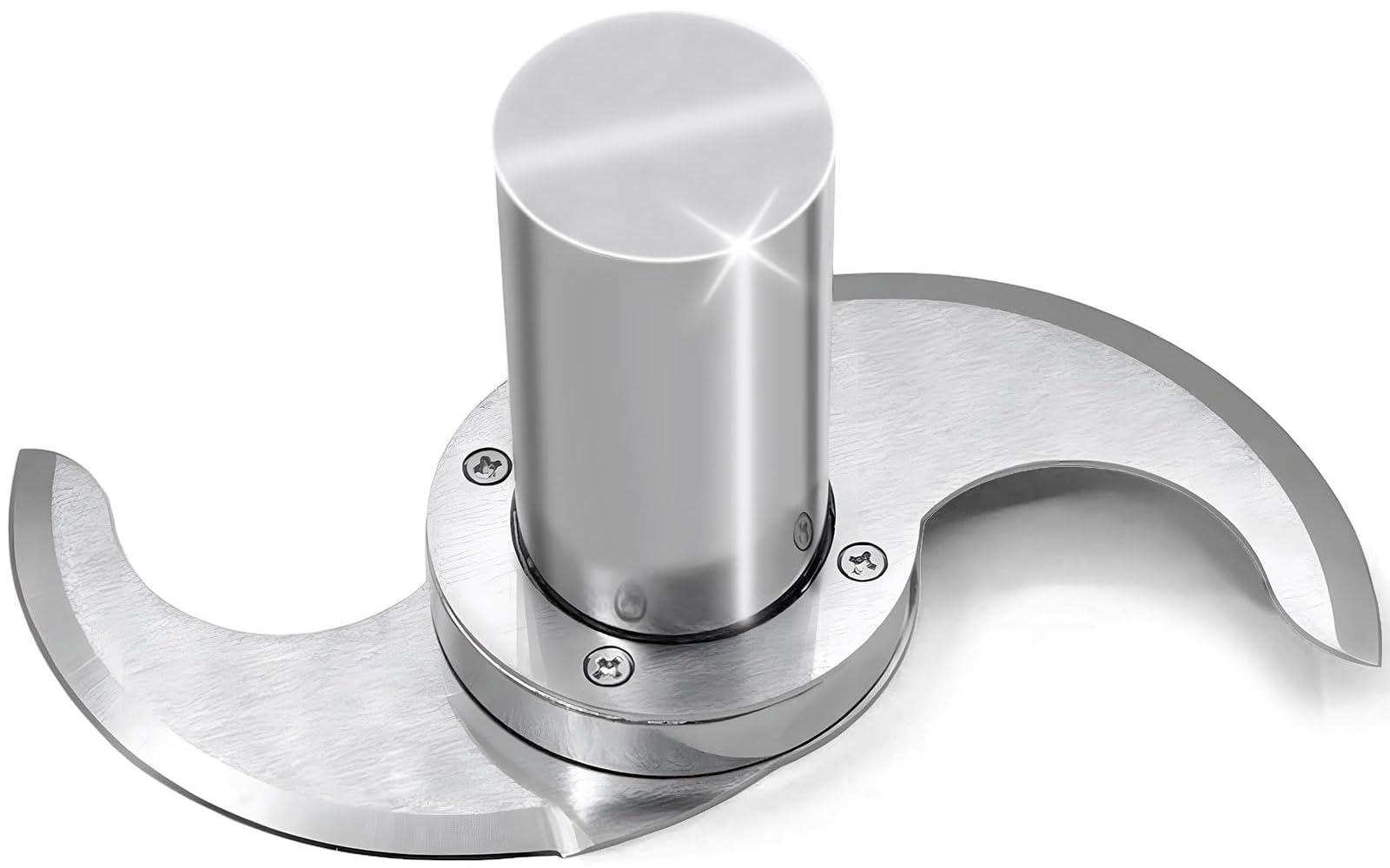 27055 Smooth Blade for Robot Coupe R2, R2A, R2N, R2B, R2U, R201 Commercial Food Processors, Modular Chopping Blade with Stainless Steel Case, Never Break and Leak, Microplastic-Free, 5-Year Warranty