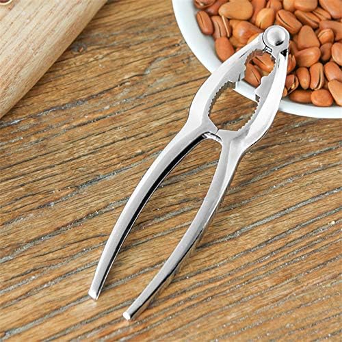TOMYEUS Pecan Nut Cracker Kitchen Nut Sheller Clip Tool Clamp Plier Cracker Zinc Alloy Nutcracker Sheller Crack Almond Walnut Pecan Hazelnut Filbert Nut Walnut Plier Opener Tool (Color : 3 pcs)
