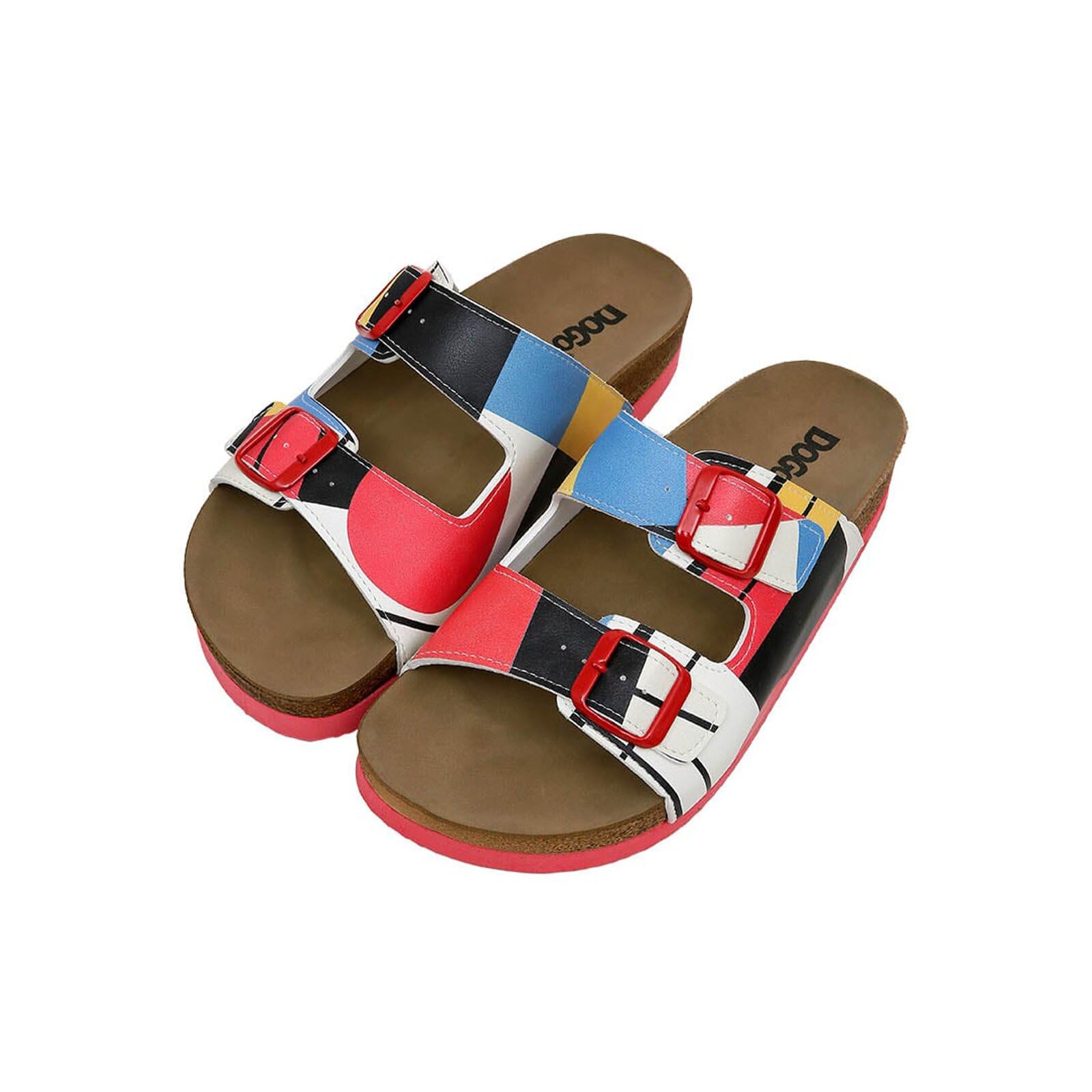 DOGO Stella Damen Sandalen Vegan Damen Bunte Sandalen