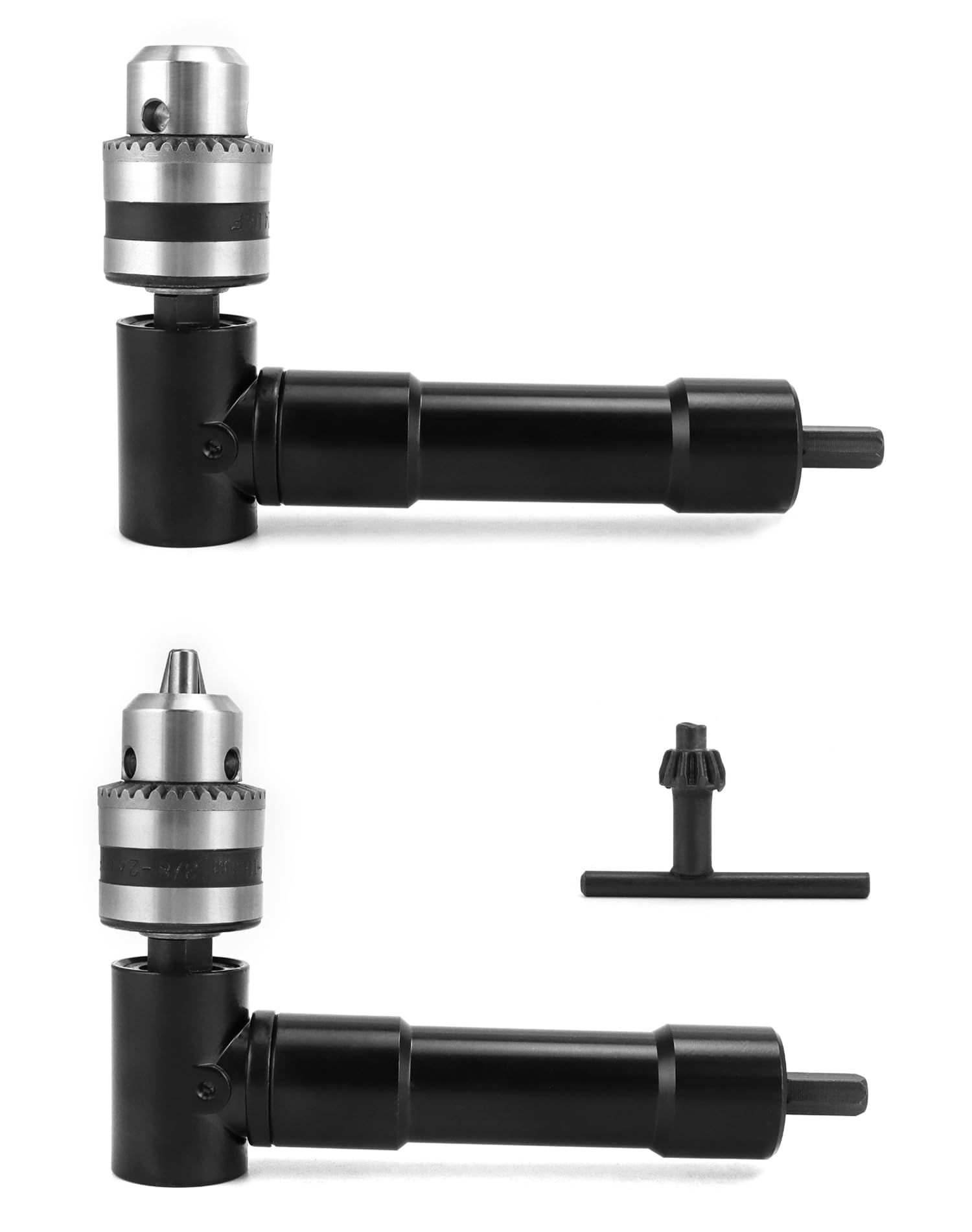 QWORK 90 Degree Right Angle Drill Attachment Adapter with 8mm Hex Compatibility for Power and Hand Drills — Amazon image 2