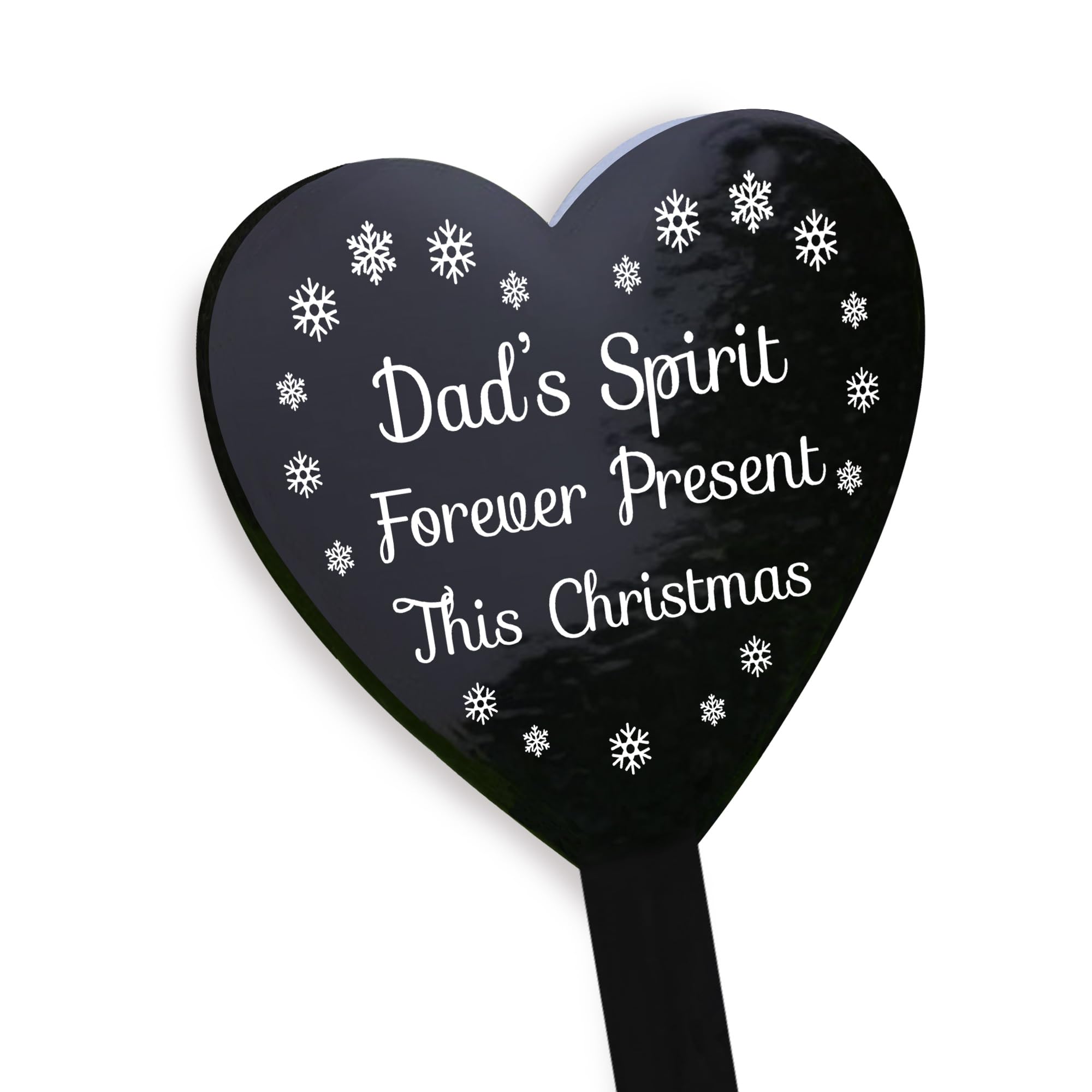 RED OCEAN Dad Memorial Christmas Graveside Ornaments, Grave Memorial Decorations For Dad, Christmas Memorial Decorations For Dad, Grave Marker Plaque