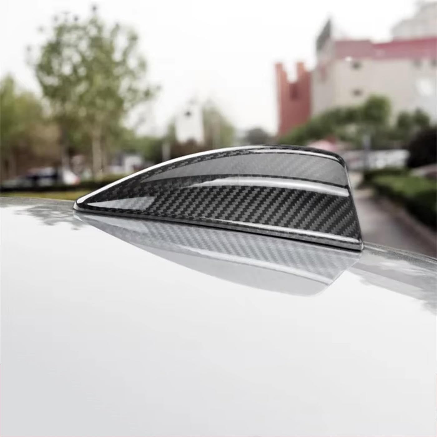 Fit for BMW X6 E71 E72 2007-2014, Antenna Cover, ABS Car Roof Antenna Topper Cover Exterior Decoration, Black