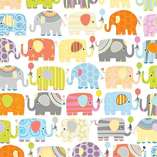 Parade of Elephants Wrap Flat - 24" x 6'