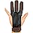 KESHES Archery Glove Three Finger Tab - Durable Leather Finger Protector for Recurve & Longbow Bows - Comfortable Tab Guard for Men, Women, & Youth - Ideal for Archery Hunting & Target Practice