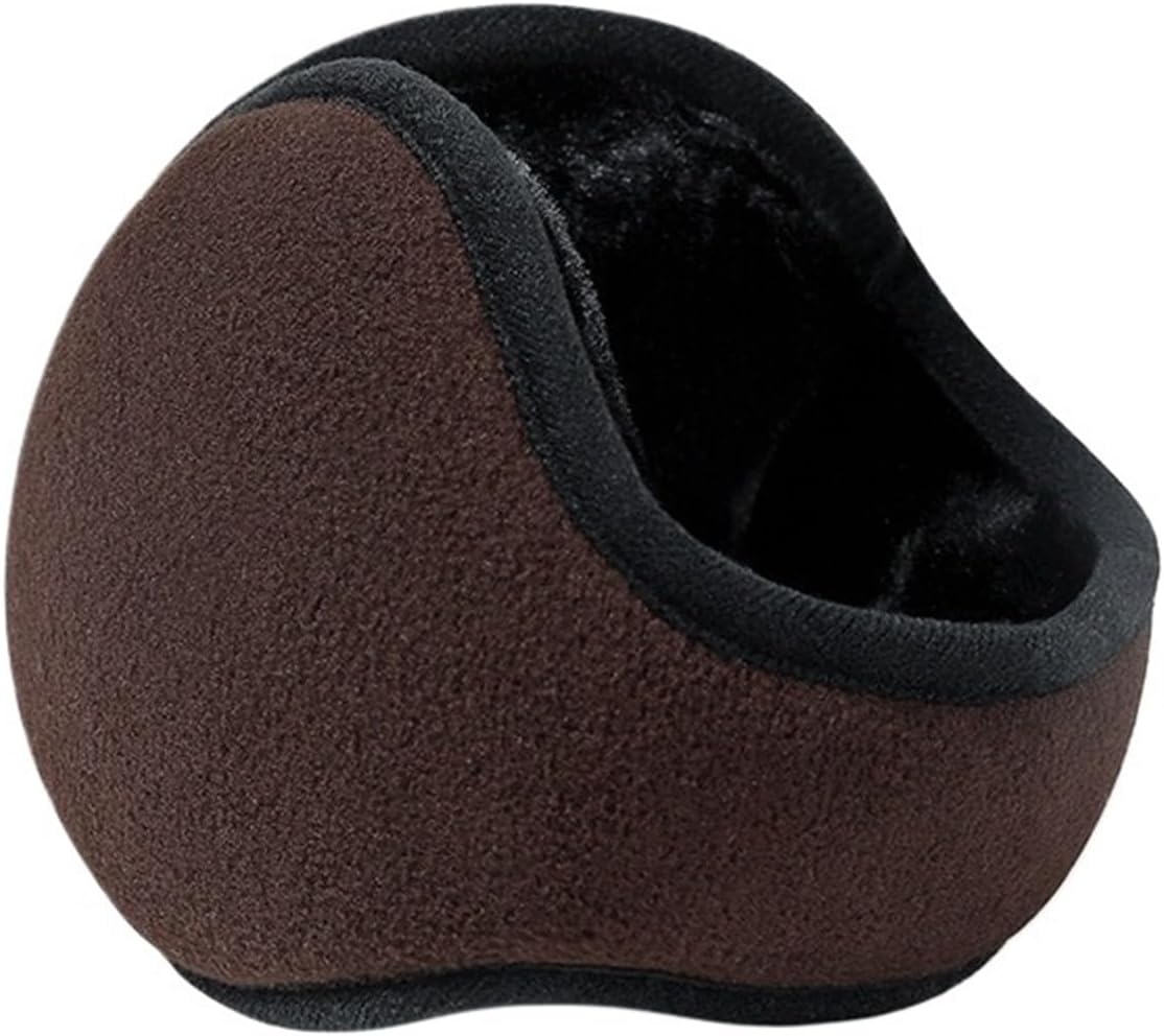 Winter Warm Earmuffs for Men Women Ear Muffs Thicken Warmer Ear Cover Outdoor Cycling Ski Plush Ear Protector(Brown)