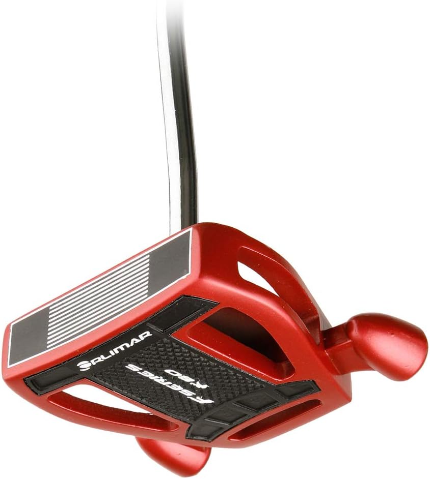 Orlimar Golf F80 Mallet Putter, Red/Black with Oversize Putter Grip