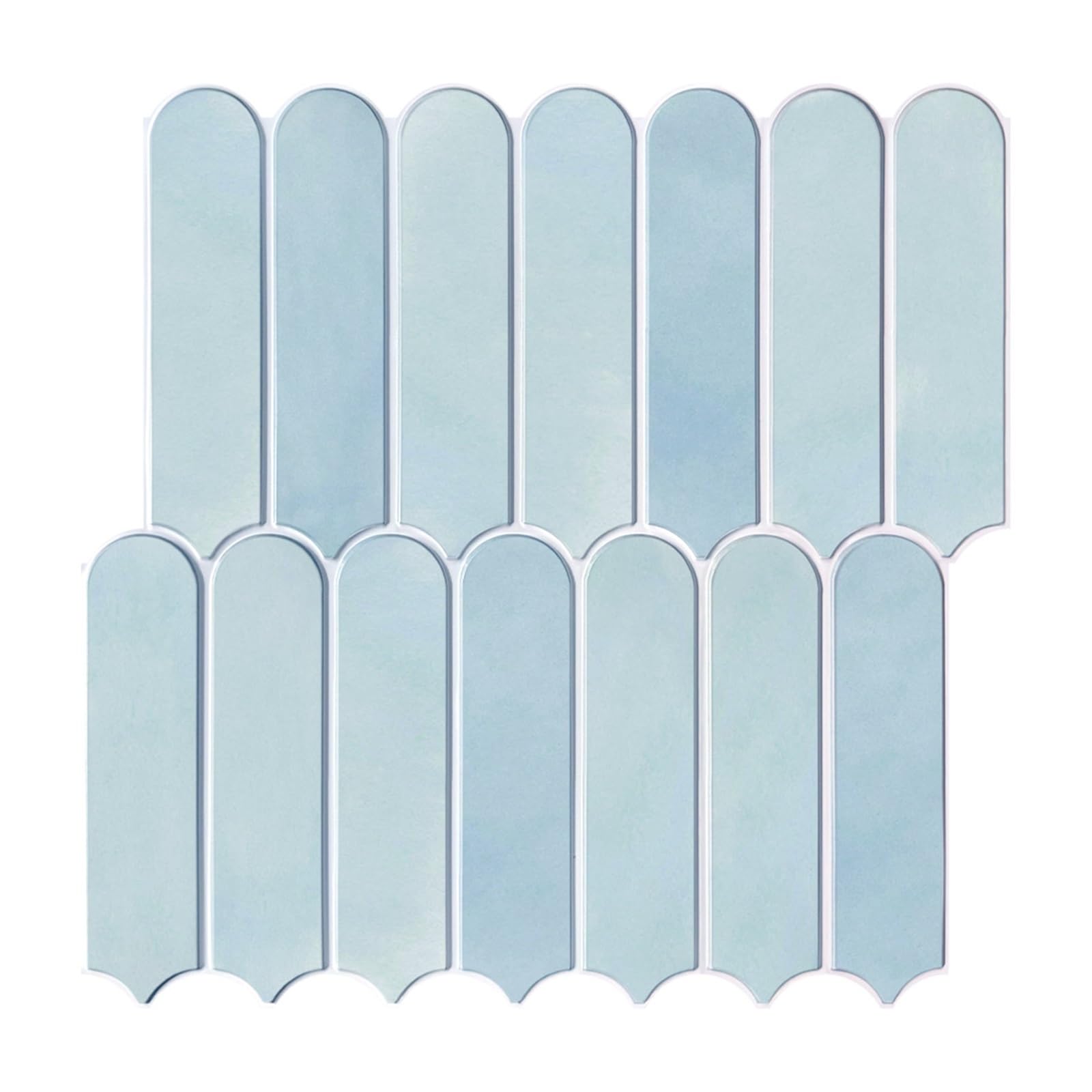 Bdfjeds Blue-10Pcs 3D Peel And Stick Blush Pink Tile Sticker Bathroom Wall Kitchen 30X30cm(Blue-10Pcs)