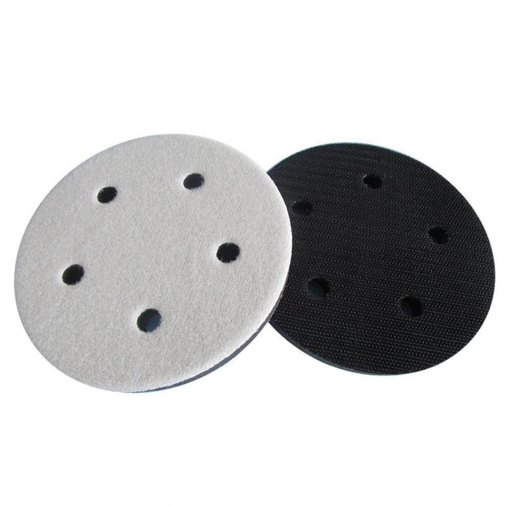 Interface pad 125mm 5 trous pour poncer les surfaces bombées sans rayer