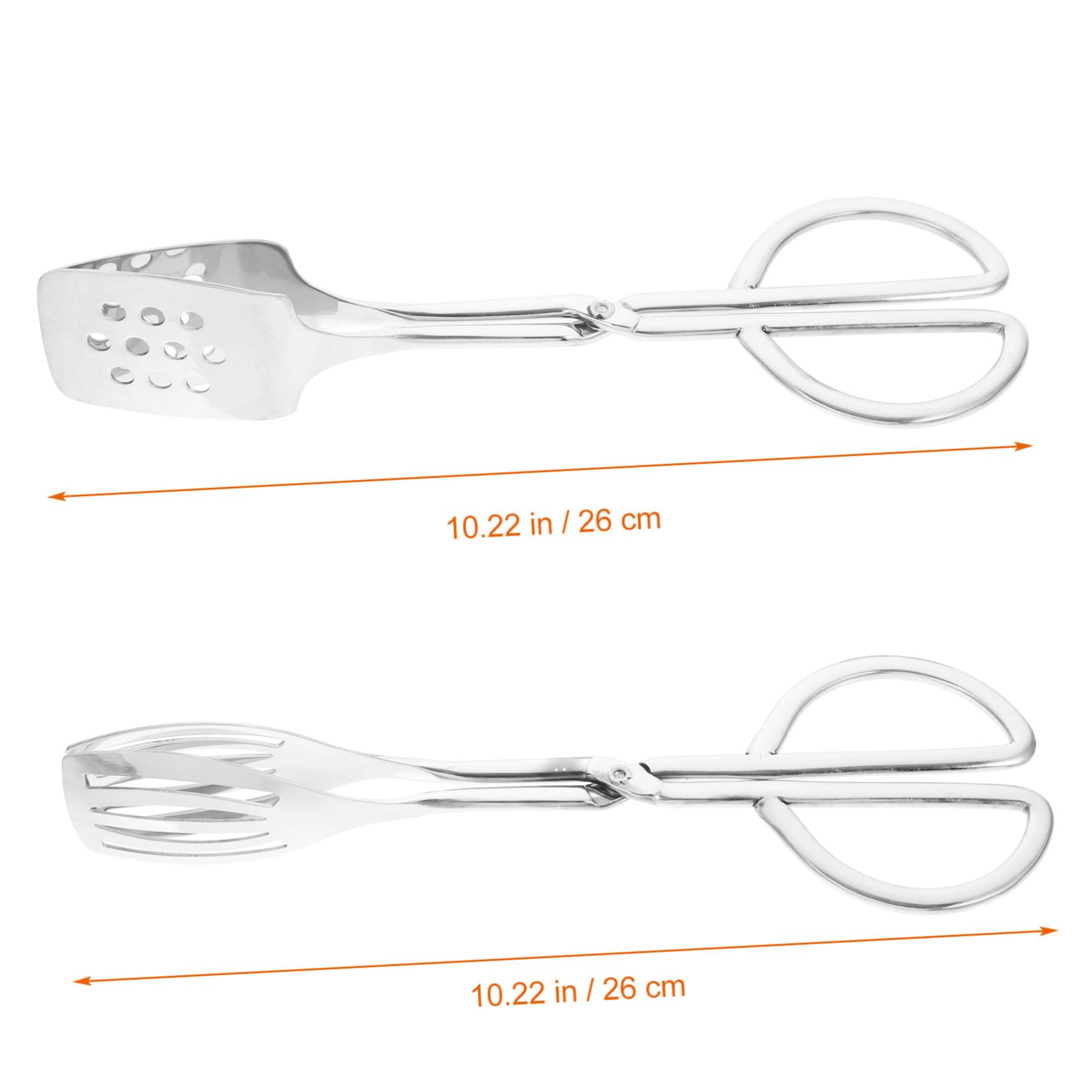 BESTYASH 2 pezzi Pinze per Alimenti in Acciaio da Clip Saldatura Faccia con Pinze Robuste per Insalata Buffet e Barbecue Utensili Cucina Multifunzione