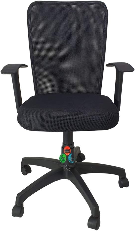 THE CHAIR HOUSE;WE BUILD QUALITY....! - C83 Mid Back Mesh Fabric Office Chair (Mid-Back, Midnight Black)