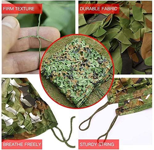 Tarnnetz Camouflage Netz Woodland Armee Tarnung Net für Deko Waldlandschaft Jagd Outdoor Camping Verschiedene Farben… – Bild 6