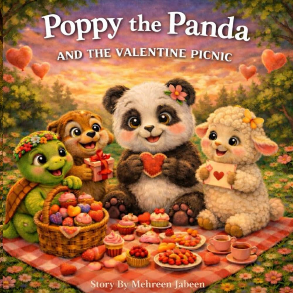Poppy The Panda and The Valentine Picnic: A Sweet Valentine’s Day Story About Friendship and Kindness (Moral Stories For Kids)