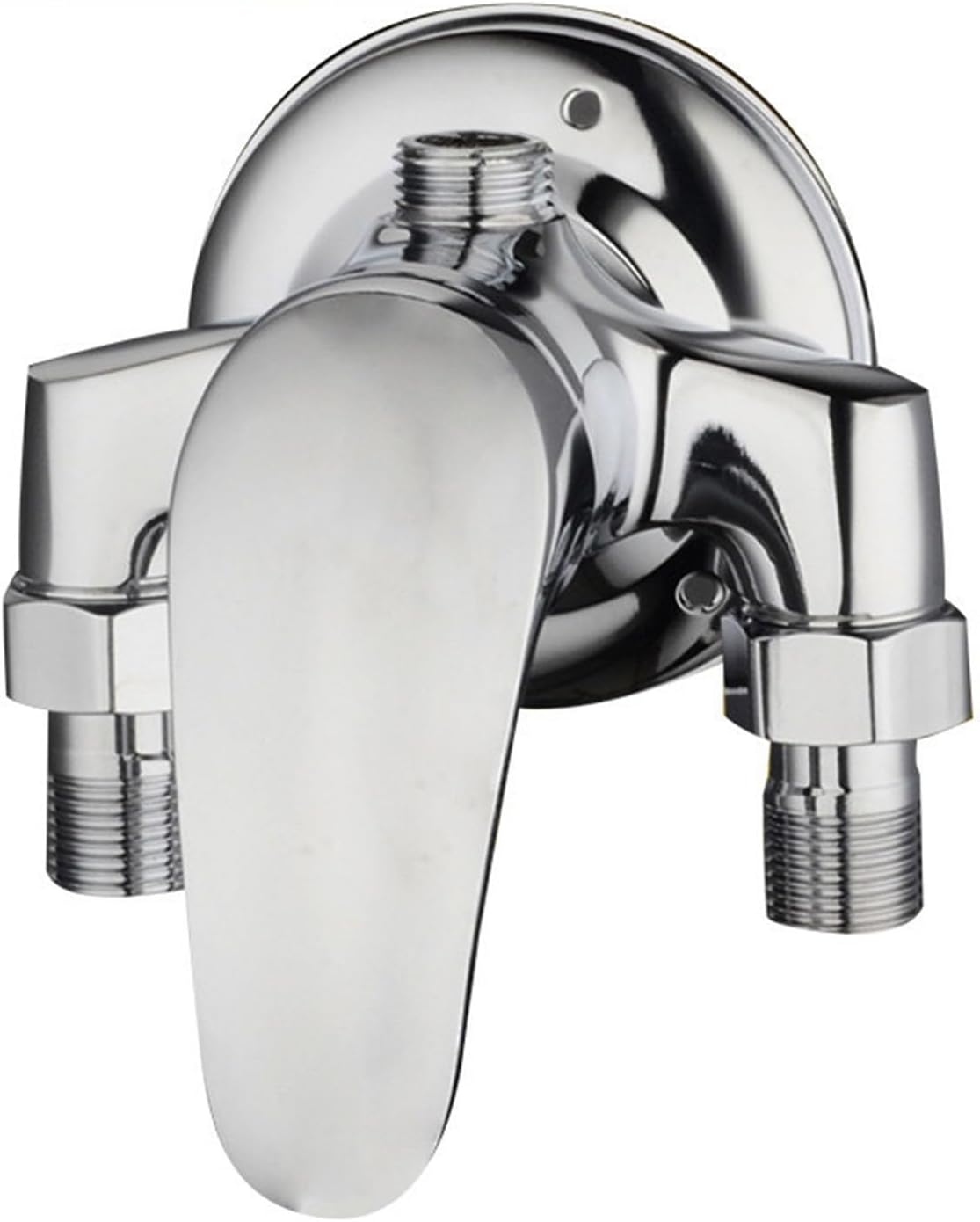 Bath Shower Mixer Taps Deck Mounted Chrome Valve Hot And Cold Mixing Valve Replacement Bathroom Shower Accessories