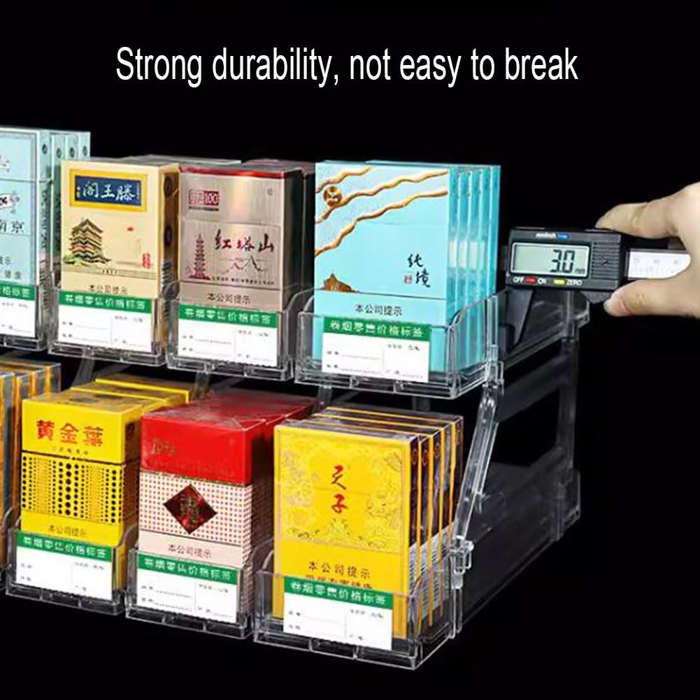 cigarette dispenser for convenience store Amazon.com: zktoermn Cigarette Display Rack for Retail, Bilayer Automatic Cigarette  Case Cigarette Display Rack Cigarette Dispenser Supermarket, Convenience  Store (Color : Clear, Size : 1PCS-28x7.6x22cm) : Health & Household