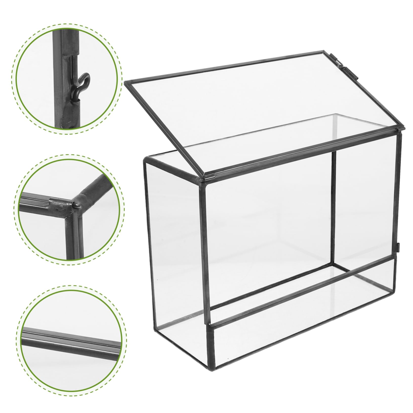 Terrario in Vetro per Micro Paesaggio, Contenitore Decorativo
