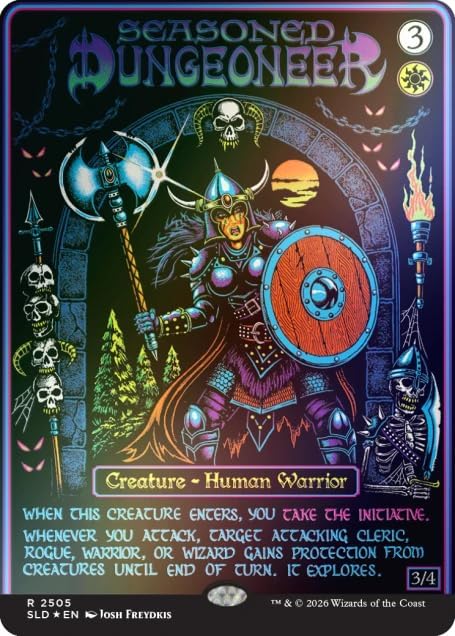 Magic: The Gathering Secret Lair x Dungeons & Dragons: Black Lights & Dark Dungeons Foil Edition