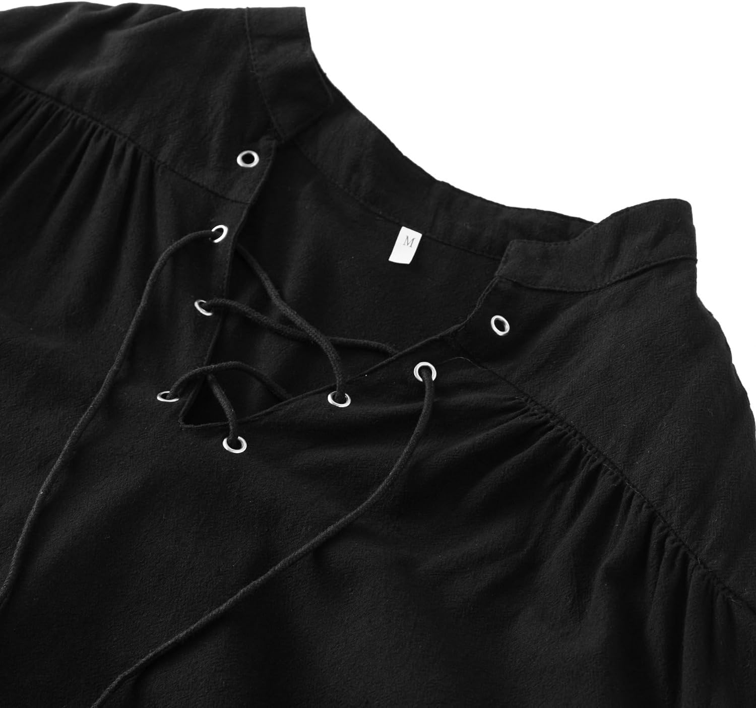 BaronHong Camicia da Pirata da Uomo Viking Steampunk Retro Rinascimento Medievale Gotico Vittoriano Costume di Halloween