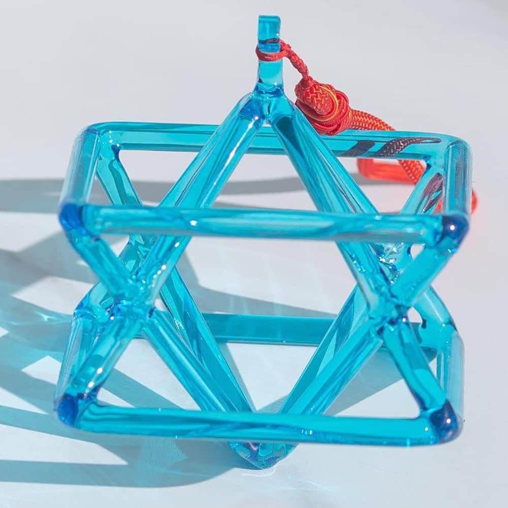 Piramide canora per Meditazione Blu, Strumento Musicale, per bilanciare i Chakra del Corpo, Regolare Lo Stato emotivo, Strumento Musicale PE