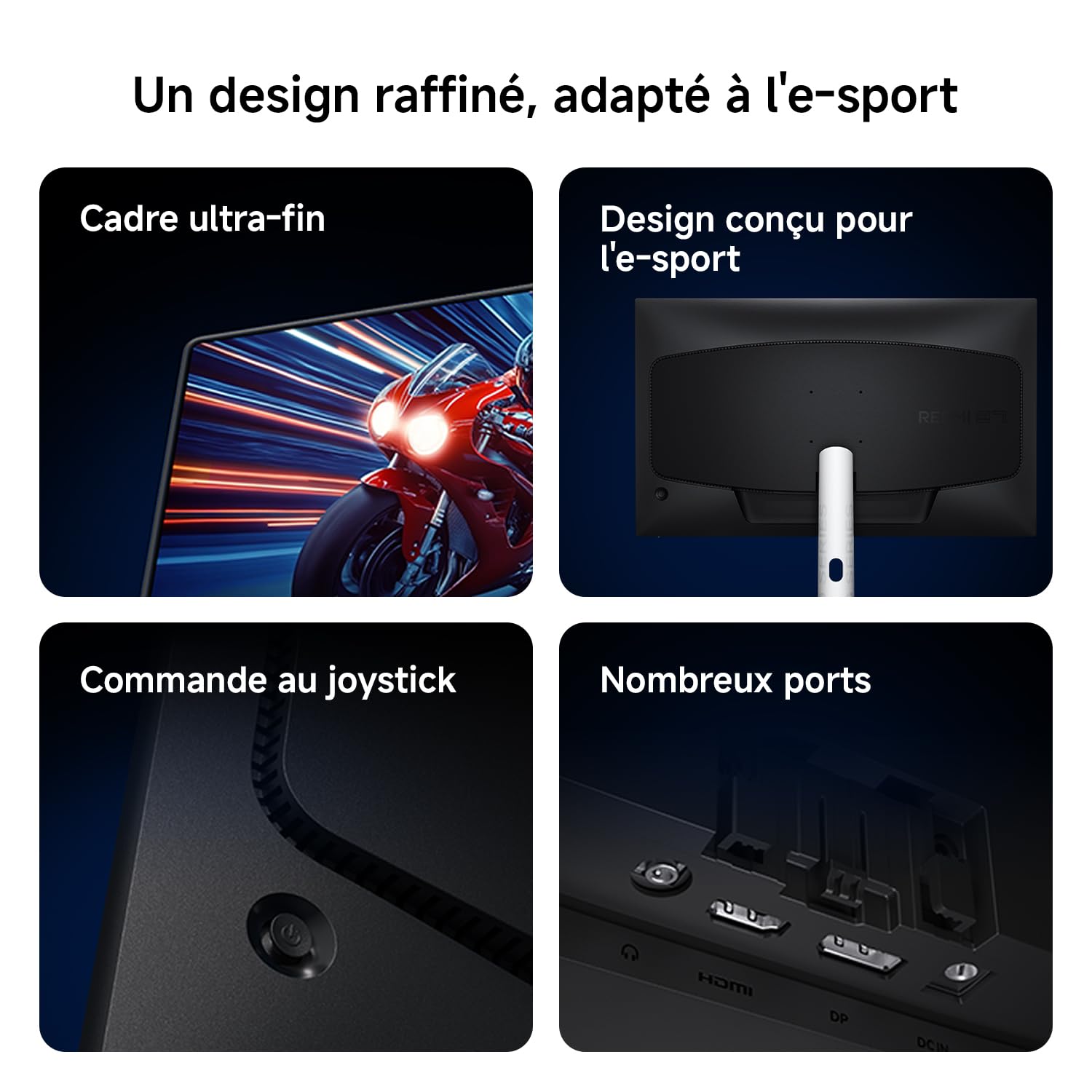 XIAOMI 27 Pouces Gaming Moniteur, 200Hz1ms GTG,FreeSync Premium P27FDA-RGGL