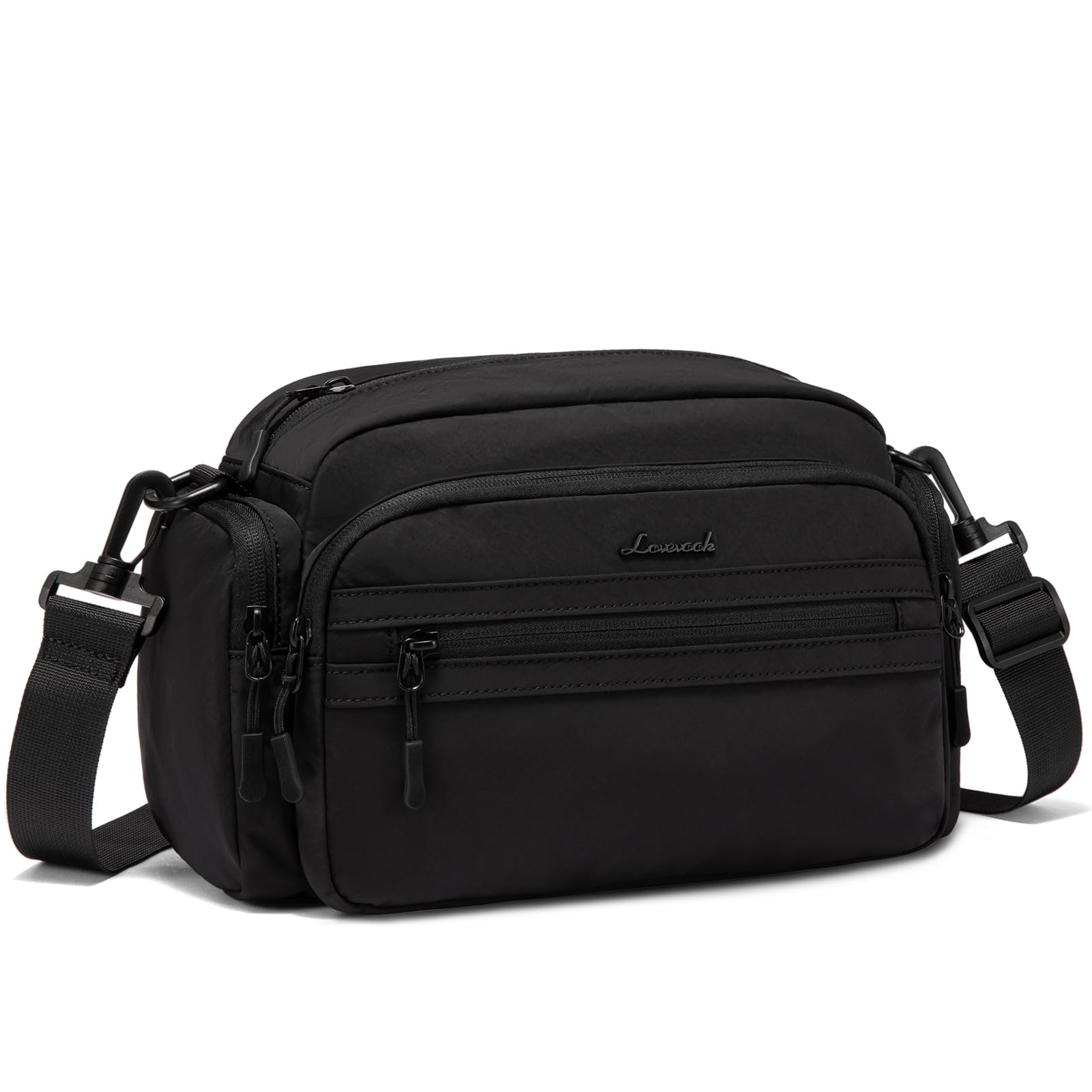 LOVEVOOK Crossbody Bag for Women, Multi-Pockets Purse, Nylon Shoulder Handbags, Water-Resistant &amp; Lightweight