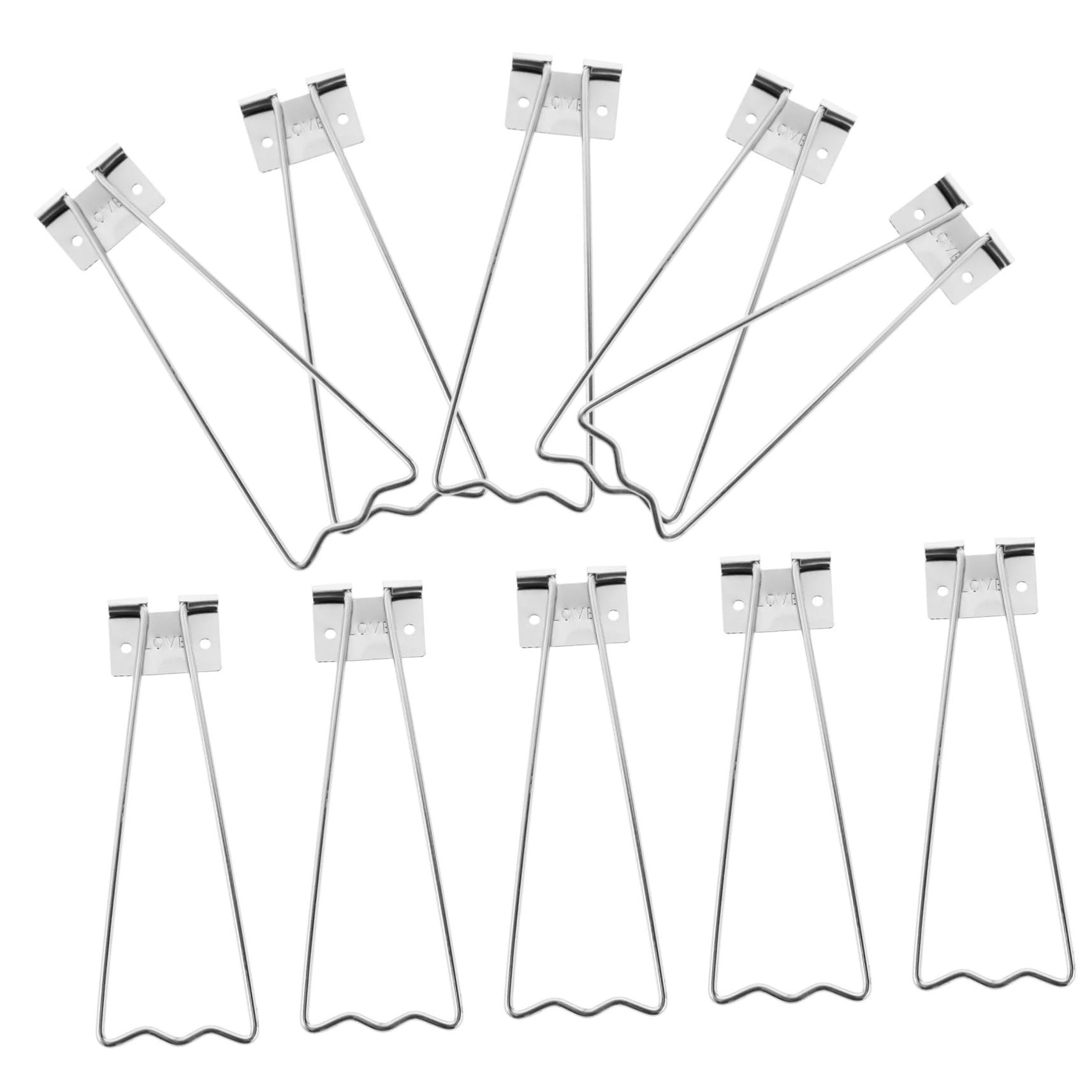 Ciieeo 10pcs Photo Frame Back Supports and Easel Holders Display Smooth Edges for Home Decoration and Photo Showcasing