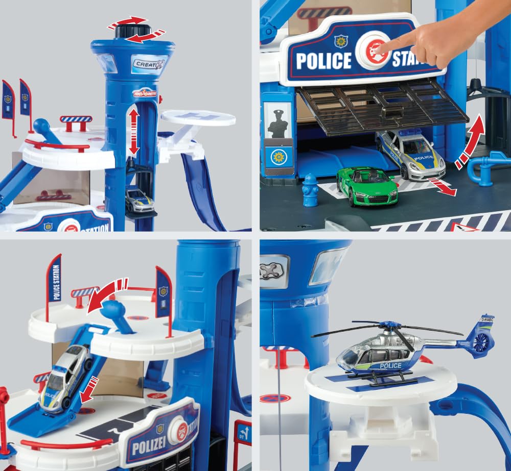 Majorette Creatix Stazione di Polizia + 1 veicolo