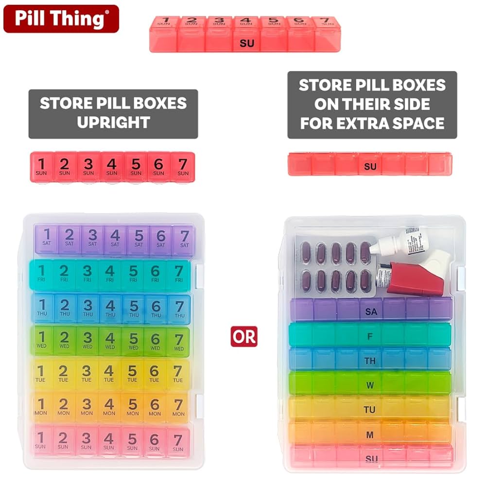 衛生日用品 what we want WWW_PILLCASE Betife Waterproof 7-Day Pill Organizer with Portable Design