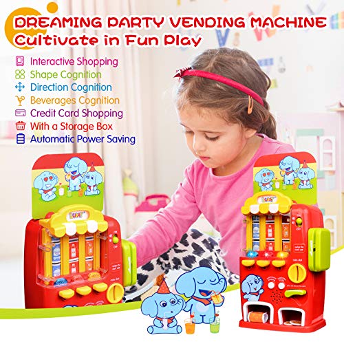 LUKAT Vending Machine Toddler Toys, Pretend Play Electronic Educational Toys for 2 3 4 5 Years Old Boys Girls, Toddler Interactive Learning Playset, Fine Motor Skill Toys for Kids Learning Toys Gift - Thumbnail 3