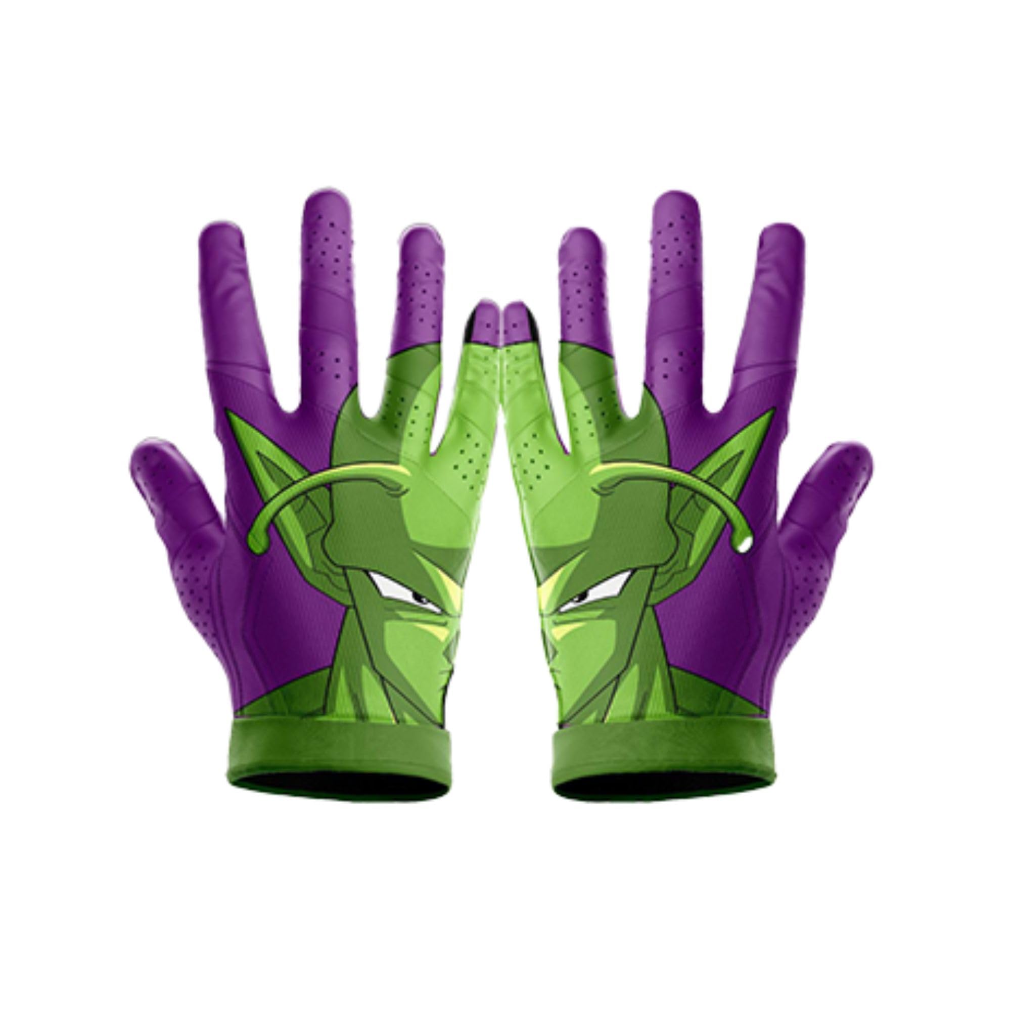 HIGHLIGHT FACTORY ATL Anime P - Football Gloves for Youth and Adult - Ultra Grip Wide Receiver Gloves - Superior Support and Protection - Adult and Youth Sizes (Adult Small)