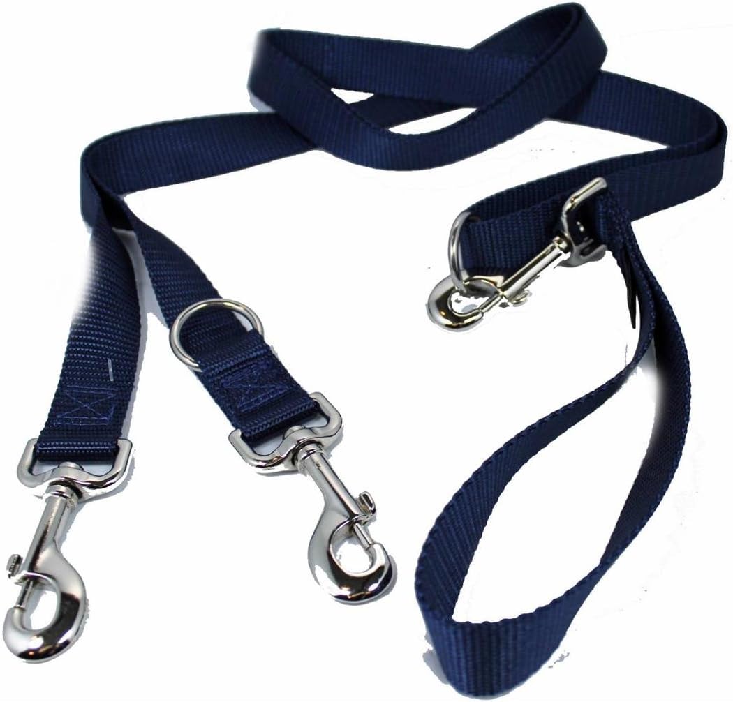 2 Hounds Freedom Multipurpose 1 Inch Euro Pet Leash 4 to 8