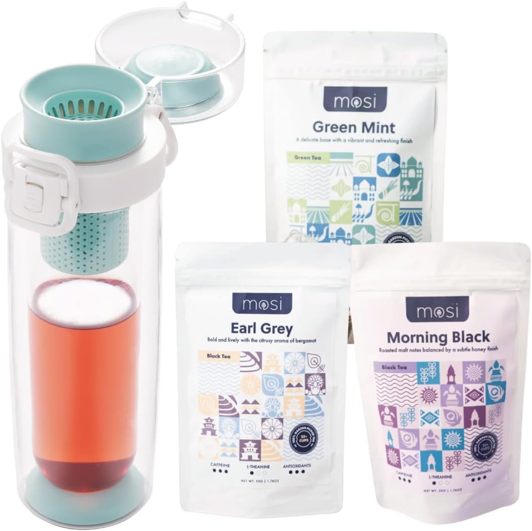 Amazon.com: Mosi Ultimate Loose Leaf Tea Sampler Bundle: Award Winning ...