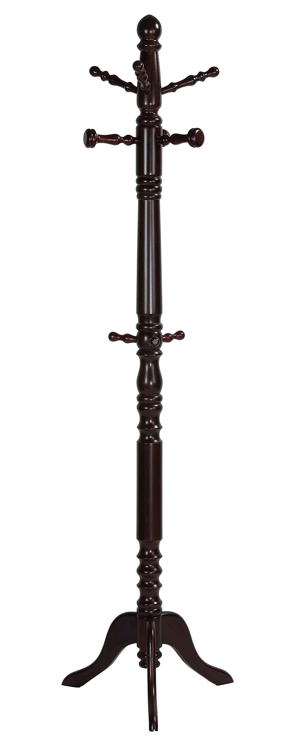 Cortesi Home Rachel Wooden Swivel Coat Rack