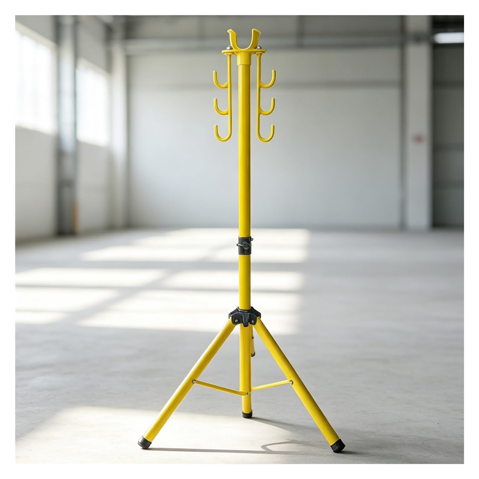 Telescopista Soporte De Cable Aislado, 110kV Soporte Eléctrico Cable | Soporte Para Cable Aislado De Fibra Vidrio 2 3,0m, Base Trípode, Ganchos, Pegatinas Reflectantes(Tallest 6 3/5 ft(200cm))