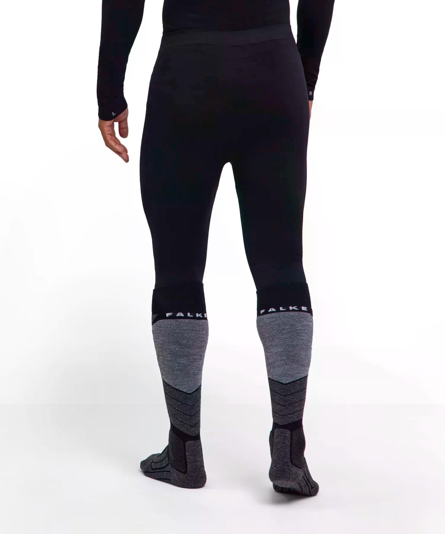 FALKE Herren Baselayer-Hose Maximum Warm 3/4 M Ti Funktionsmaterial Schnelltrocknend