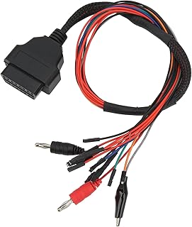 Adaptador de diagnóstico obd2, adaptador de diagnóstico obd2 12 v-24 v abs resistente ao calor à prova de desgaste universal para carro mpps v21