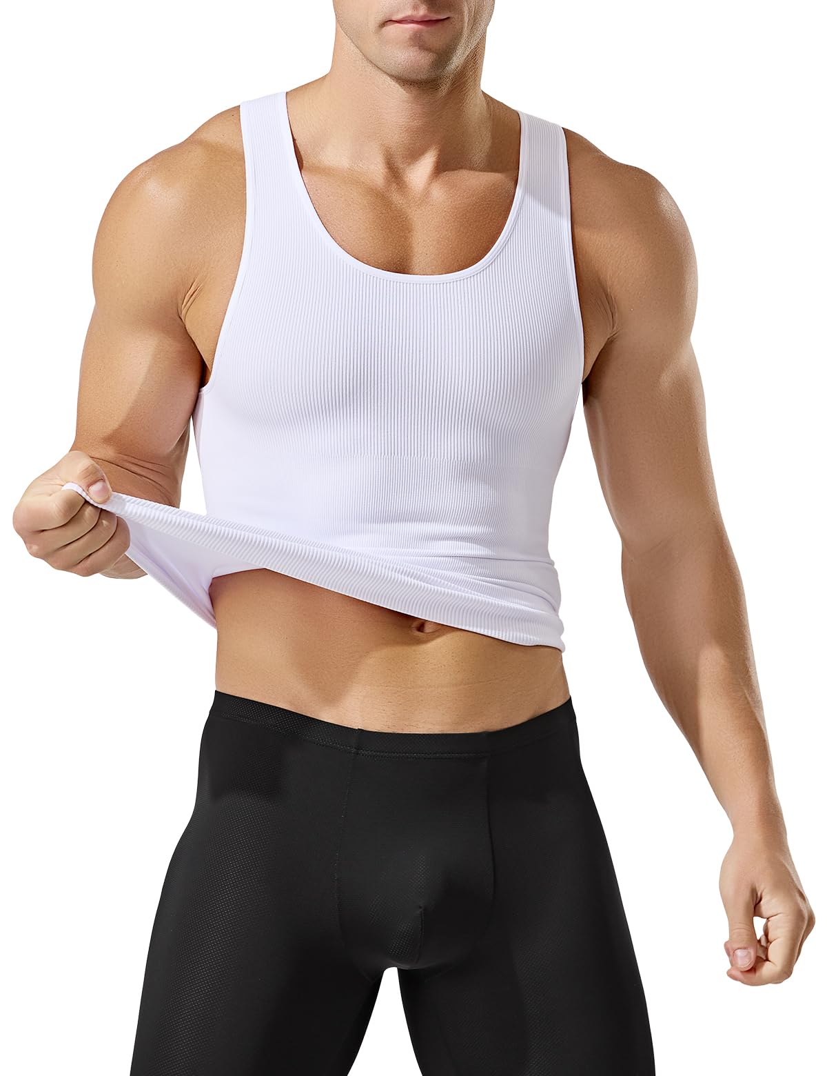 Arjen Kroos Débardeur de Compression Homme Gainant Shape Power Sous-Vêtements