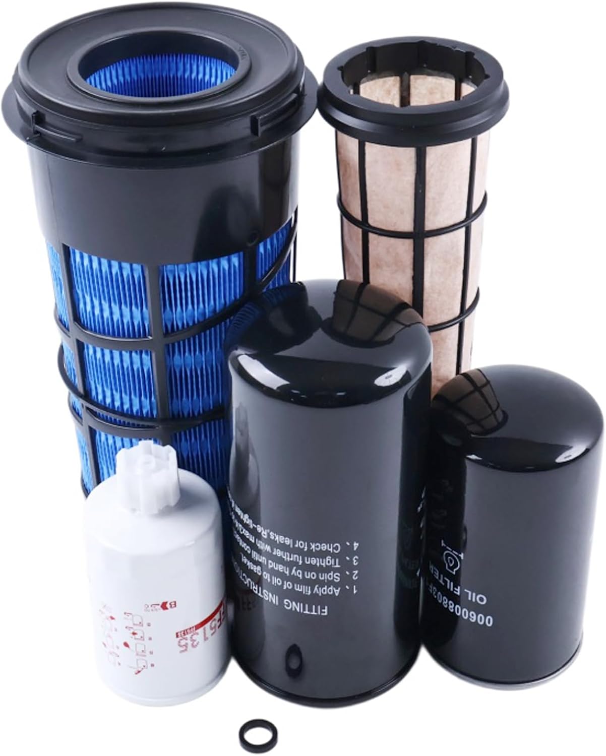 Air Filter Maintenance Kit 006008799F1 006008798F1 006008803F1 006008904B1 000013427P04 for Mahindra 5530 5555 5565 5570 6030 6530 2WD 4WD -T3 -T4 Synchro Tractors