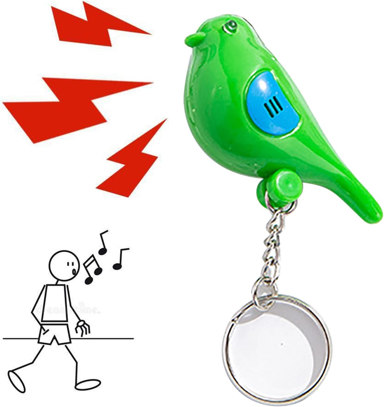 Buscador de llaves y localizador de artículos para llaves, bolsas y más, llavero con pitido intermitente para encontrar llaves, control remoto,